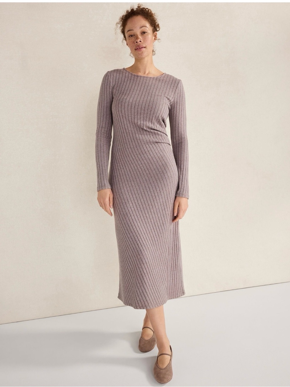Haven Well Within Drapey Ribbed Dress - Picture 6 of 8